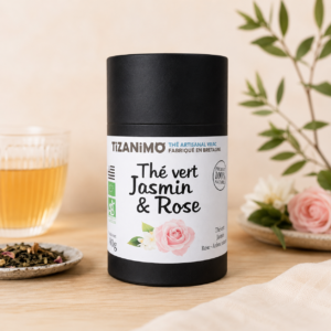 Thé vert Jasmin et Rose