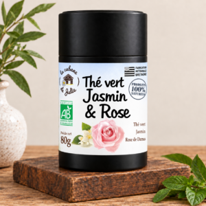 Thé vert Jasmin et Rose