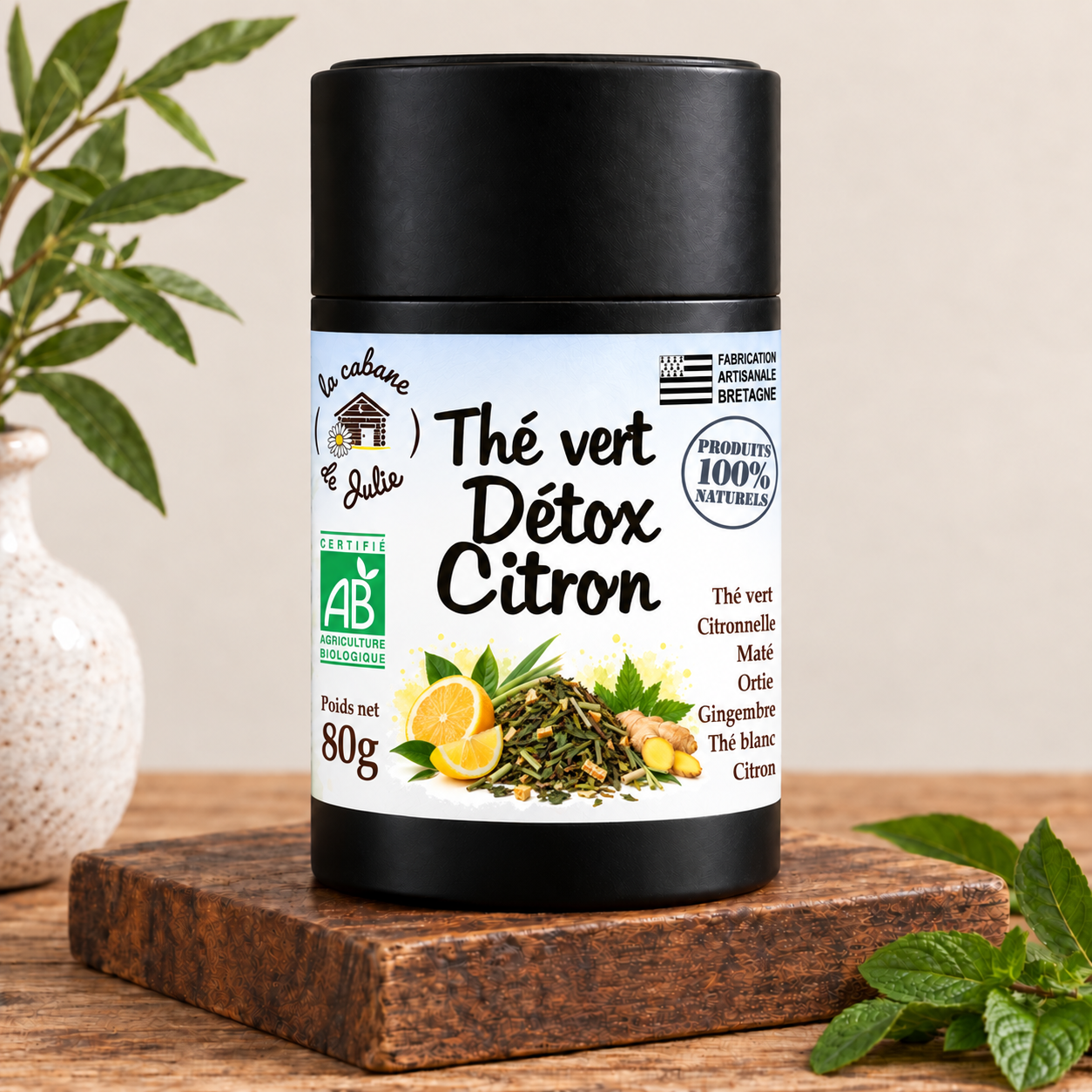Thé vert Détox Citron